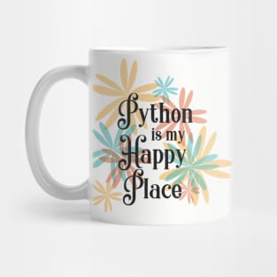 Python is my happy place Mug